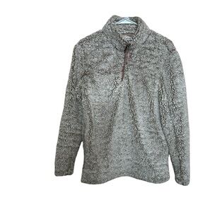Alpine Sherpa Quarter Zip Sweater Small